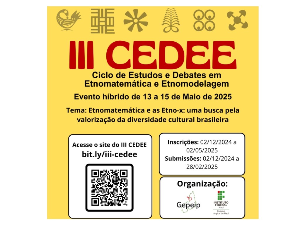 Vem aí o III CEDEE!